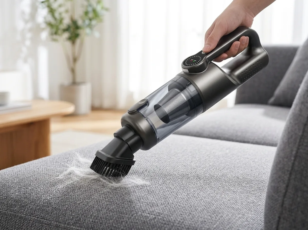 Six Modular Nozzles Handle Vacuuming, Dust Blowing & Vacuum-Bag Compression