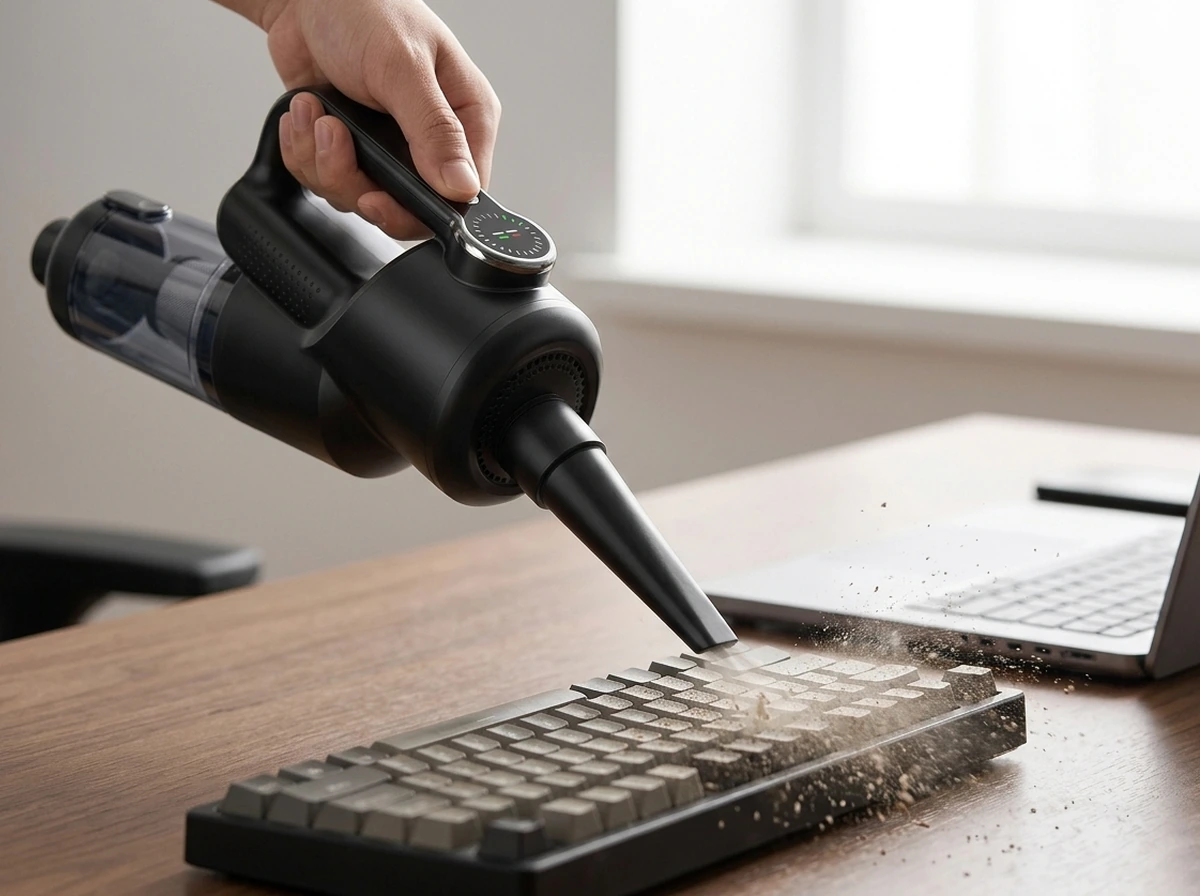 Jet-Clean Keyboards, PC Fans & Window Tracks With the Rear Blower